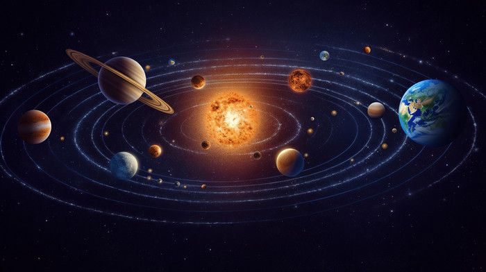 3D solar system